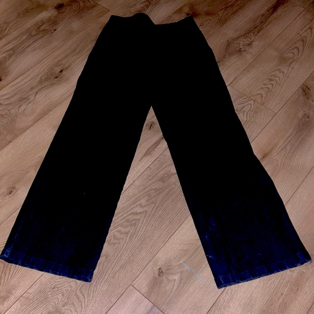 Women’s jean pants dress pants wide leg size 8p